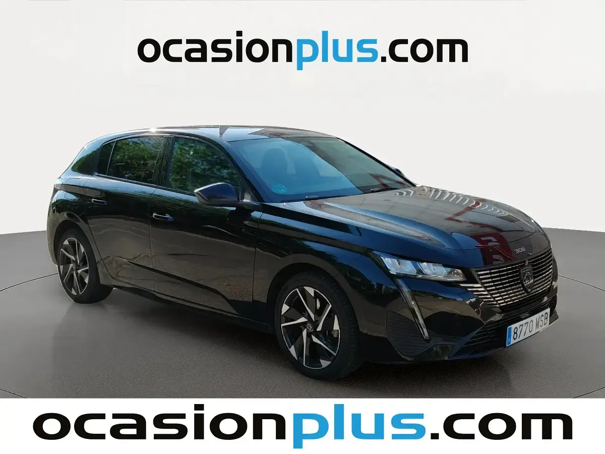 Usado Peugeot 308 Allure 131 CV (96 kW) 2024 Negro Utilitario