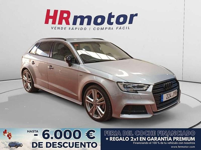 Usado Audi A3 S-Line 111 CV (81 kW) 2017 Gris Utilitario