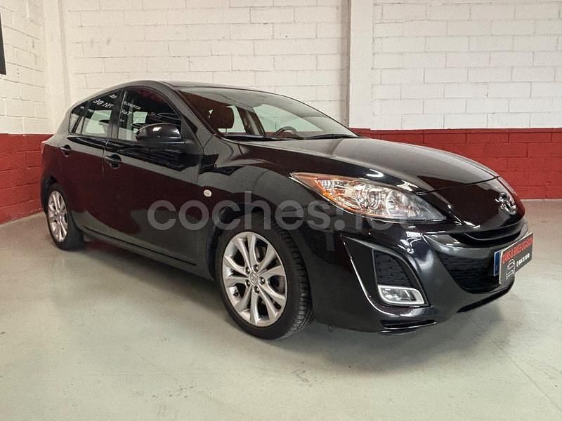 Usado Mazda 3 Sportive 150 CV (110 kW) 2009 Negro Berlina