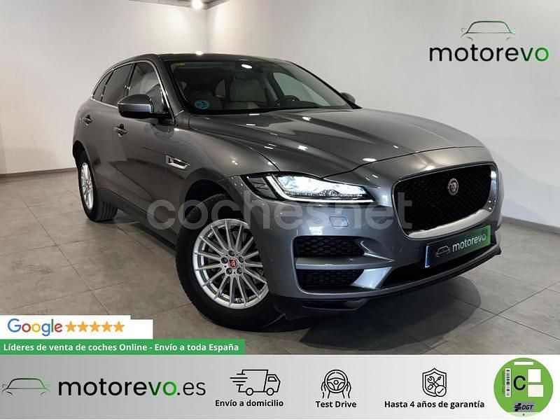Gris / plata Usado 2020 Jaguar F-Pace Prestige SUV | 19.990 € (Super precio) - Imagen 1/4
