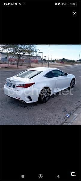 Usado Lexus RC300h Executive Line 223 CV (164 kW) 2017 Blanco Coupe