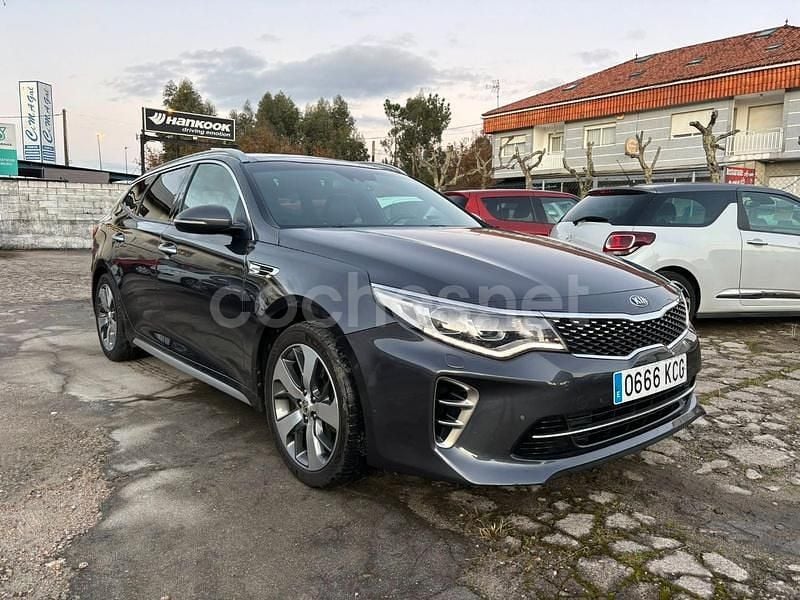Negro Usado 2017 Kia Optima GT-Line Familiar | 14.500 € (Caro) - Imagen 1/4