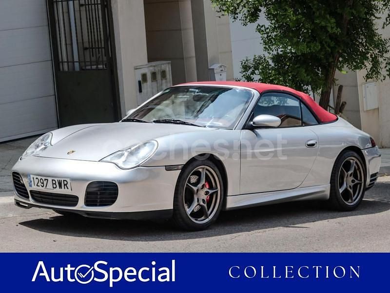 Gris / plata Usado 2002 Porsche 911 Carrera 4 Cabriolet Descapotable | 42.490 € - Imagen 1/3
