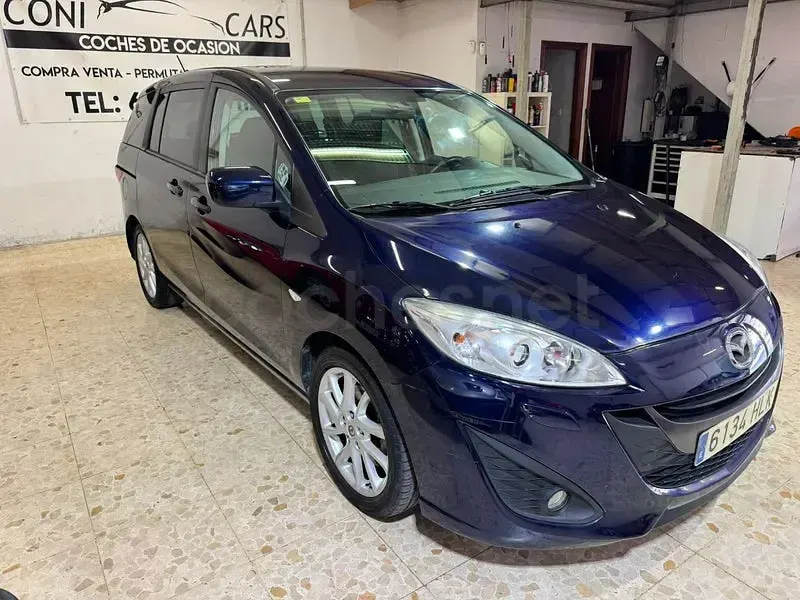 Usado Mazda 5 Luxury 115 CV (84 kW) 2012 Azul Monovolumen