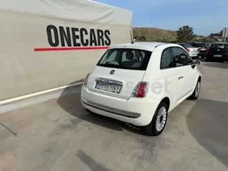Usado Fiat 500 Lounge 69 CV (50 kW) 2013 Blanco Berlina