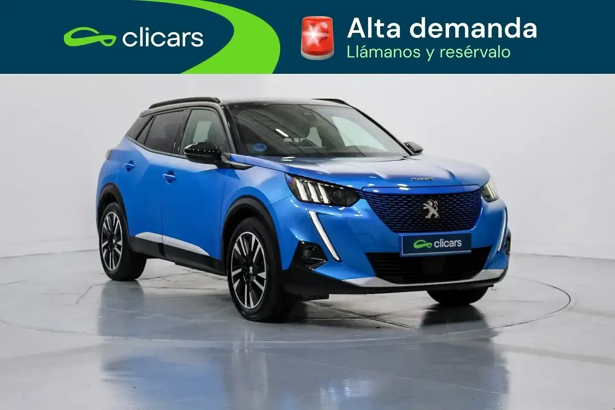 Usado Peugeot e-2008 GT 100 kW (136 CV) 2020 Azul SUV