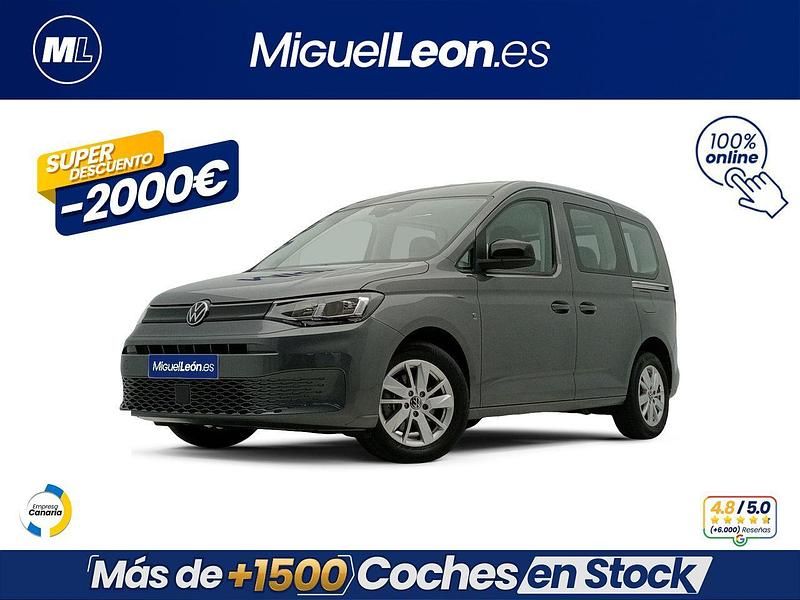 Gris / plata Usado 2023 VW Caddy Monovolumen | 23.985 € (Precio justo) - Imagen 1/3