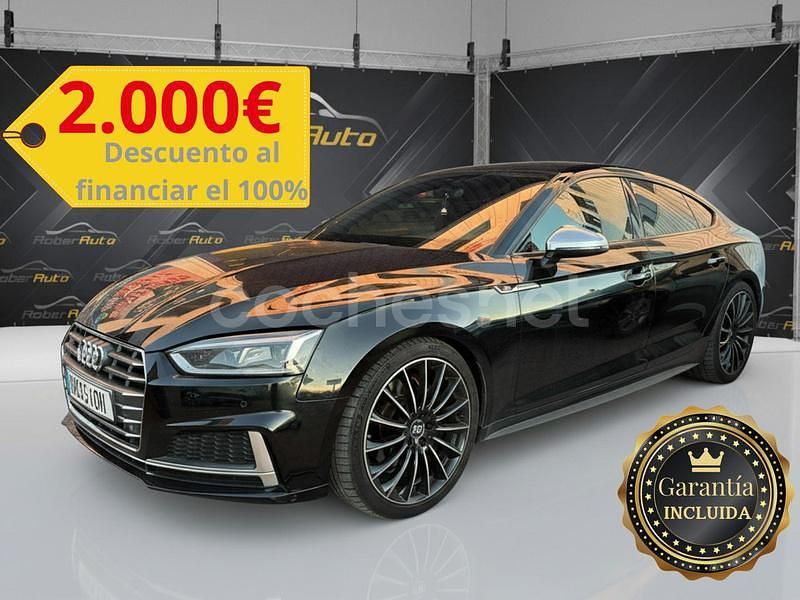 Negro Usado 2018 Audi A5 Sportback Utilitario | 29.999 € (Super precio) - Imagen 1/4