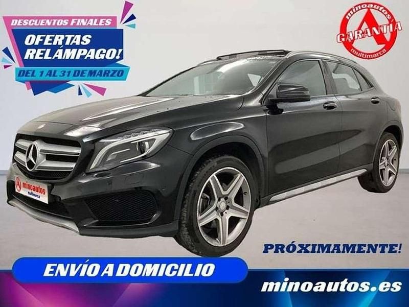 Usado Mercedes GLA220 AMG line 177 CV (130 kW) 2017 Negro SUV