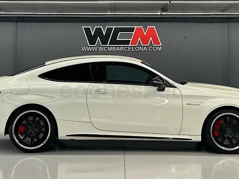 Usado Mercedes C63S AMG 510 CV (375 kW) 2021 Blanco Coupe