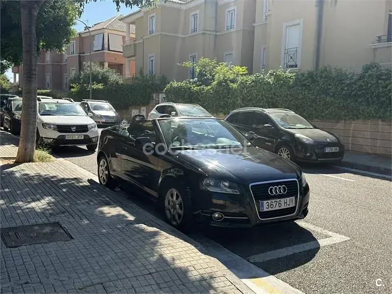 Usado Audi A3 Cabriolet Attraction 105 CV (77 kW) 2012 Negro Descapotable