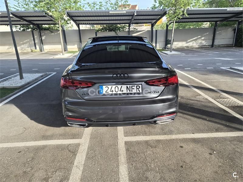 Usado Audi A5 Sportback S-Line 190 CV (139 kW) 2020 Gris / plata Utilitario