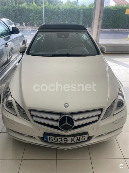 Blanco Usado 2012 Mercedes E350 Avantgarde Descapotable | 19.800 € (Precio justo) - Imagen 1/4