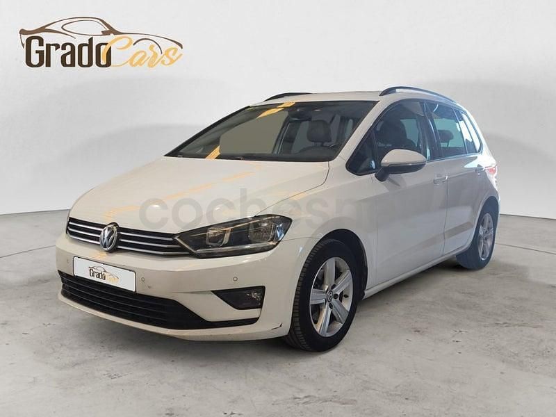 Usado VW Golf Sportsvan Advance 110 CV (80 kW) 2014 Blanco Monovolumen