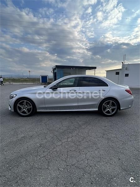 Usado Mercedes C220 AMG line 170 HP (125 kW) 2017 Cinzento Sedan