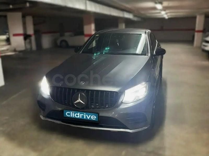 Usado Mercedes GLC220 170 CV (125 kW) 2018 Gris / plata Coupe