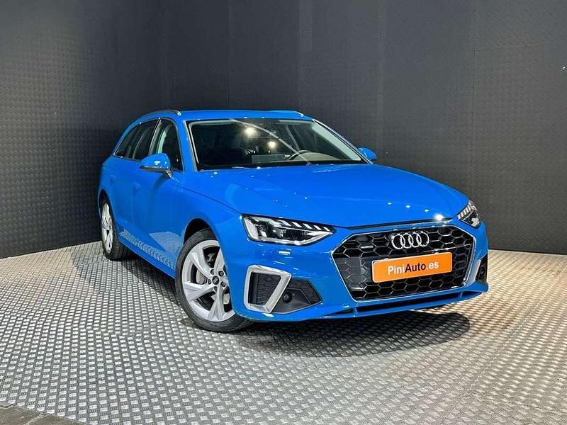 Usado Audi A4 S-Line 204 CV (150 kW) 2020 Azul Familiar