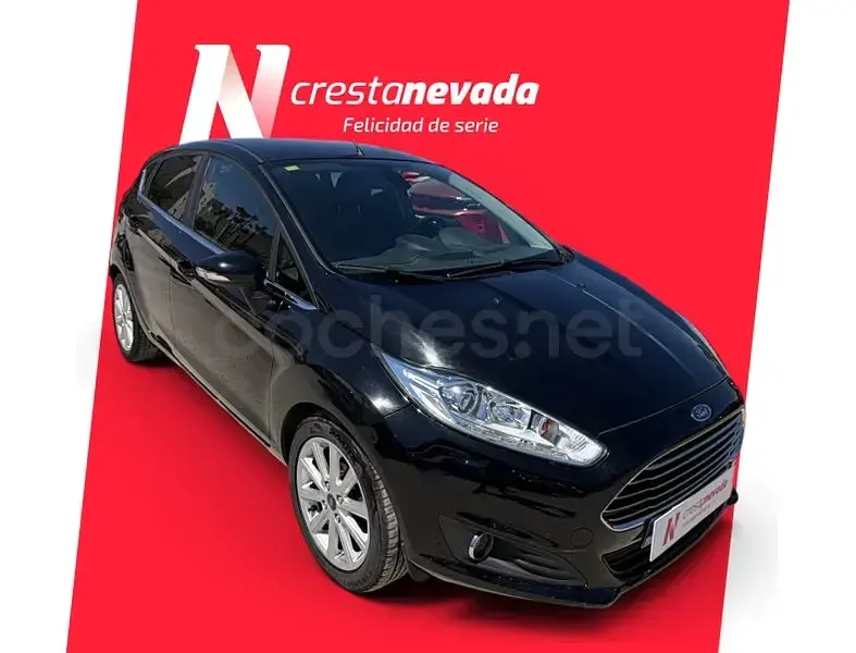 Usado Ford Fiesta Trend 100 CV (73 kW) 2016 Negro Utilitario