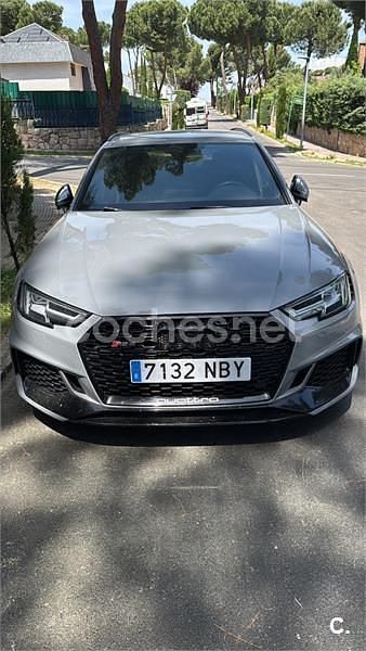 Usado Audi RS4 450 CV (330 kW) 2018 Gris / plata Familiar