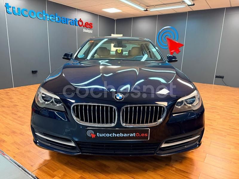 Usado BMW 518 143 CV (105 kW) 2014 Azul Berlina