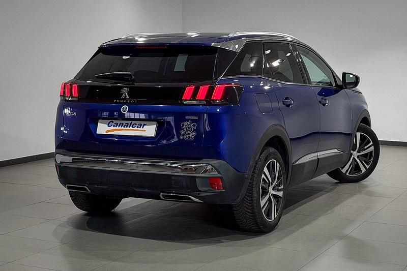 Usado Peugeot 3008 Allure 130 CV (95 kW) 2017 Azul SUV