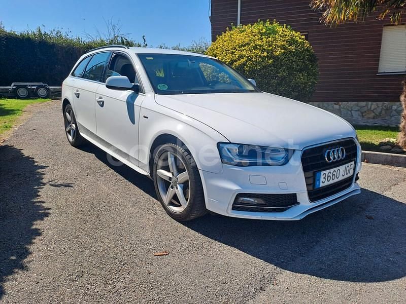 Usado Audi A4 S-Line 190 CV (139 kW) 2015 Blanco Familiar
