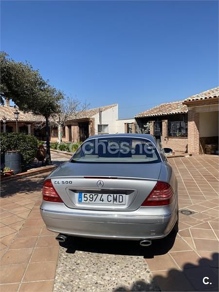 Usado Mercedes CL500 306 CV (225 kW) 2003 Gris / plata Coupe