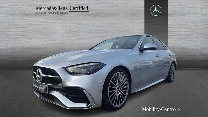 Usado Mercedes C220 AMG line 200 CV (147 kW) 2022 Hightechsilber metallic Berlina