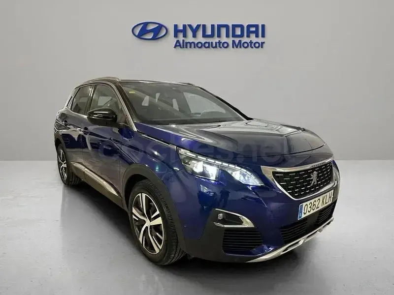 Usado Peugeot 3008 GT-line 130 CV (95 kW) 2018 Azul SUV