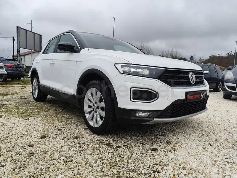 Usado VW T-Roc Sportline 150 CV (110 kW) 2018 Blanco SUV