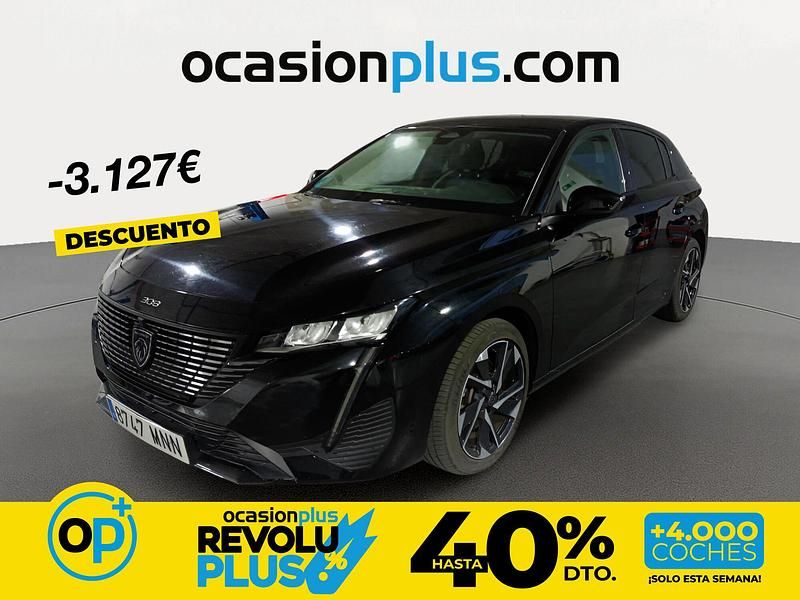 Usado Peugeot 308 Allure 130 CV (95 kW) 2024 Negro Berlina