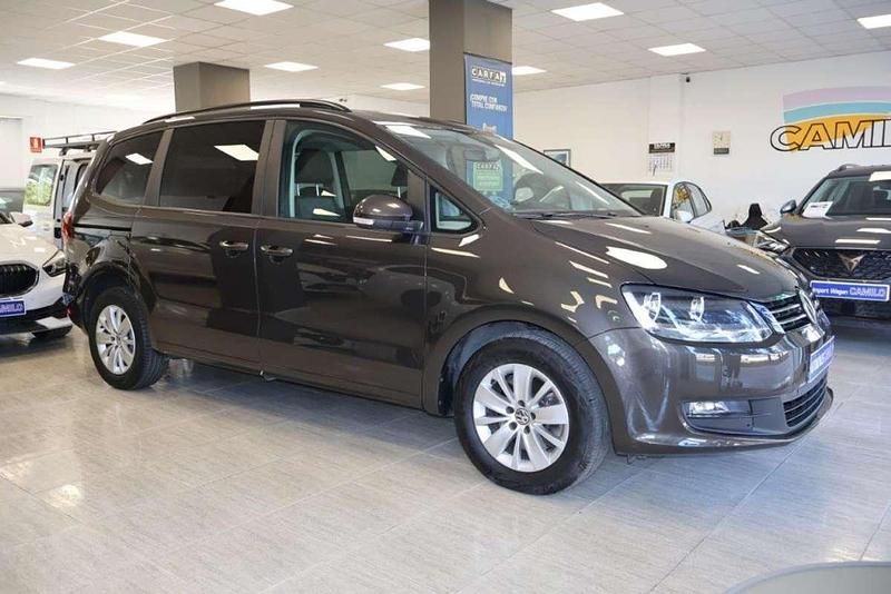 Usado VW Sharan Edition 150 CV (110 kW) 2020 Gris Monovolumen