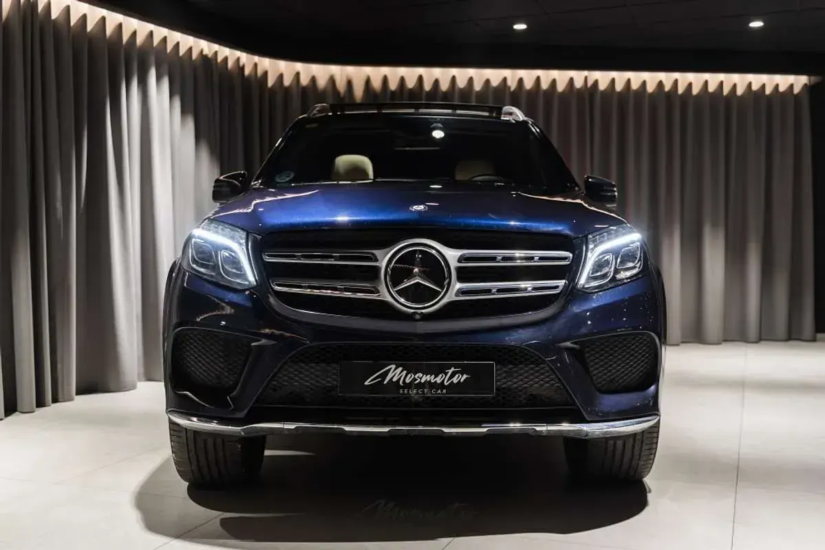 Usado Mercedes GLS350 258 CV (189 kW) 2016 Azul SUV