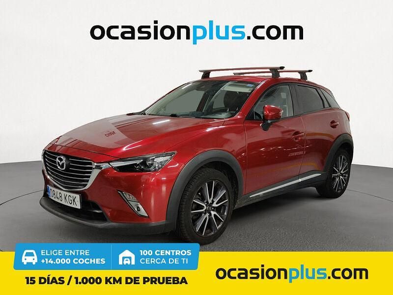 Rojo Usado 2017 Mazda CX-3 Luxury SUV | 17.700 € (Precio justo) - Imagen 1/4
