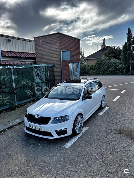 Usado Skoda Octavia RS 184 CV (135 kW) 2014 Blanco Utilitario