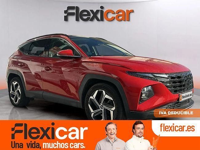 Rojo Usado 2021 Hyundai Tucson SUV | 25.990 € (Precio justo) - Imagen 1/4