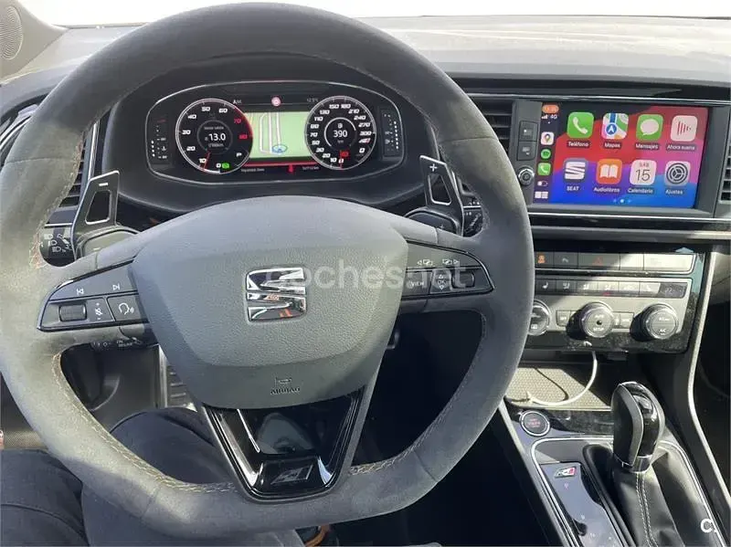 Usado Seat Leon CUPRA 300 CV (220 kW) 2018 Azul Berlina