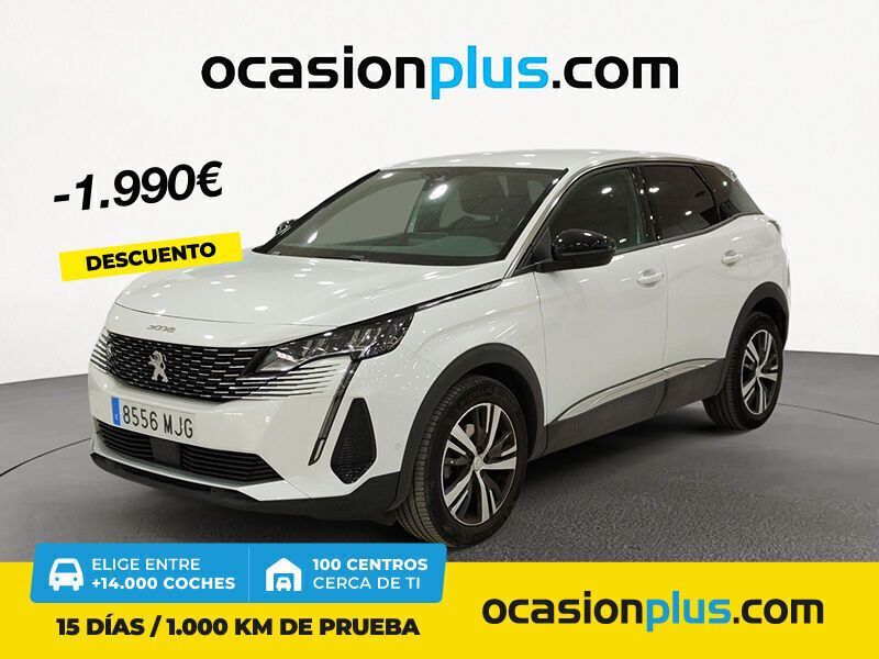 Blanco Usado 2023 Peugeot 3008 Allure SUV | 21.900 € (Precio justo) - Imagen 1/4