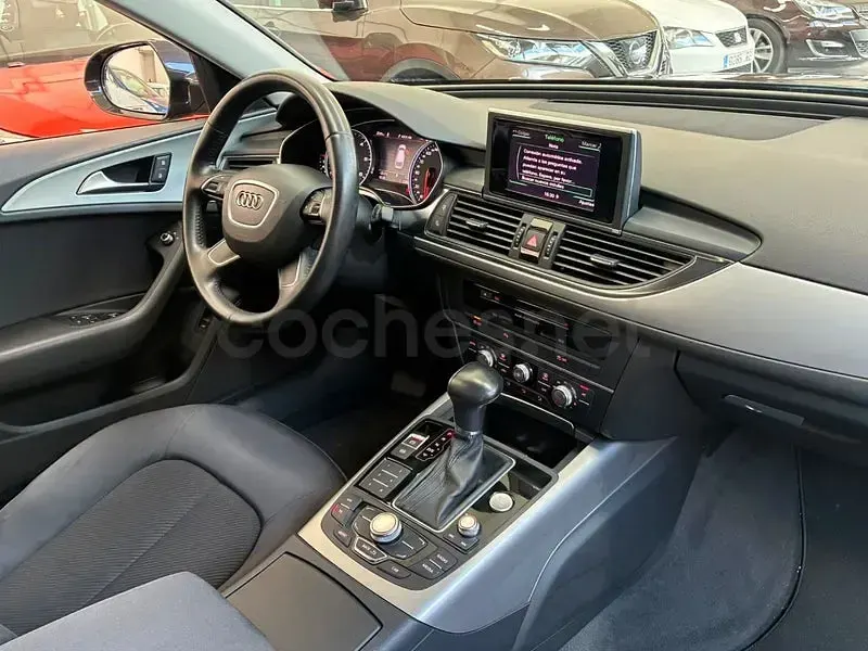 Usado Audi A6 177 CV (130 kW) 2013 Negro Familiar