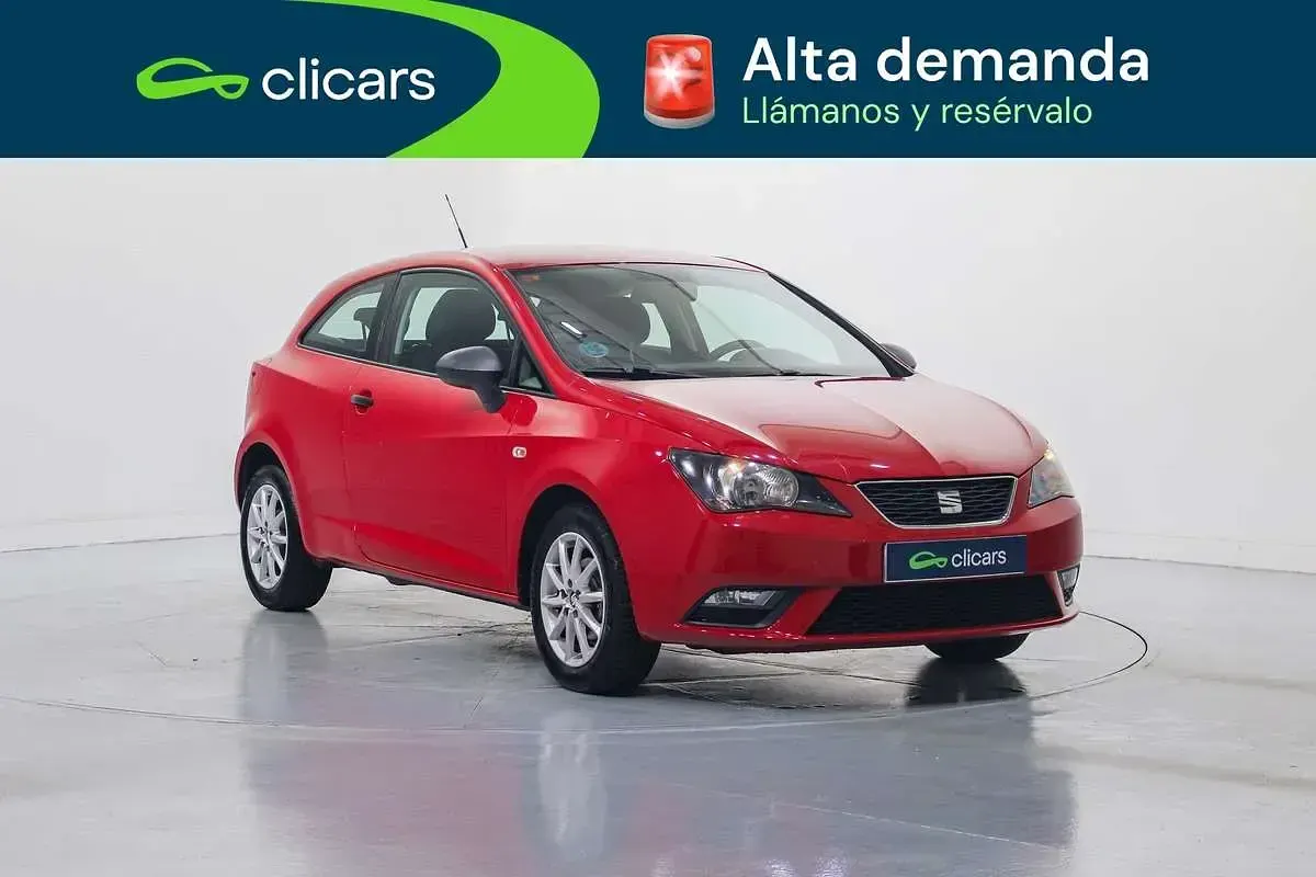 Usado Seat Ibiza SC Reference 69 CV (50 kW) 2014 Rojo Utilitario