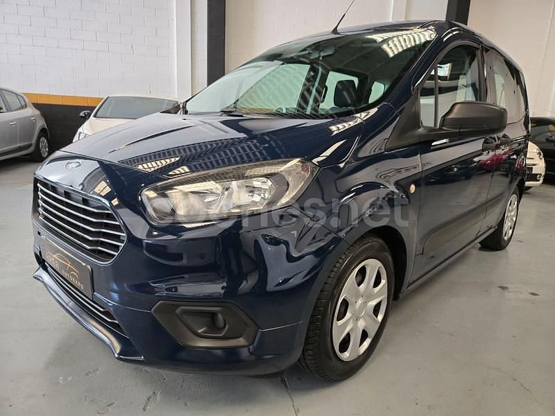 Azul Usado 2018 Ford Tourneo Courier Ambiente Monovolumen | 12.995 € (Un poco caro) - Imagen 1/4