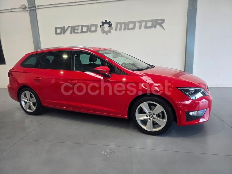 Rojo Usado 2016 Seat Leon FR Familiar | 15.800 € (Precio justo) - Imagen 1/4