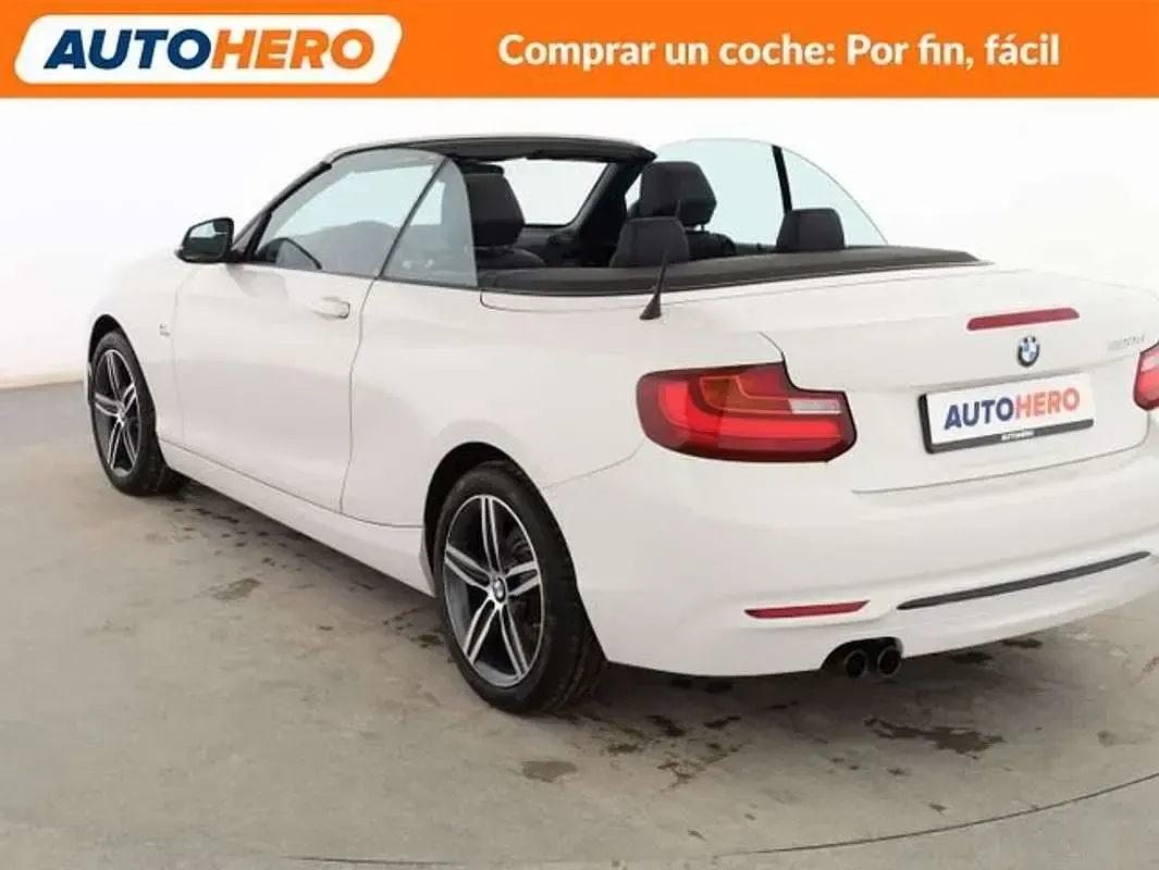 Usado BMW 220 Sport Line 190 CV (139 kW) 2015 Blanco Descapotable