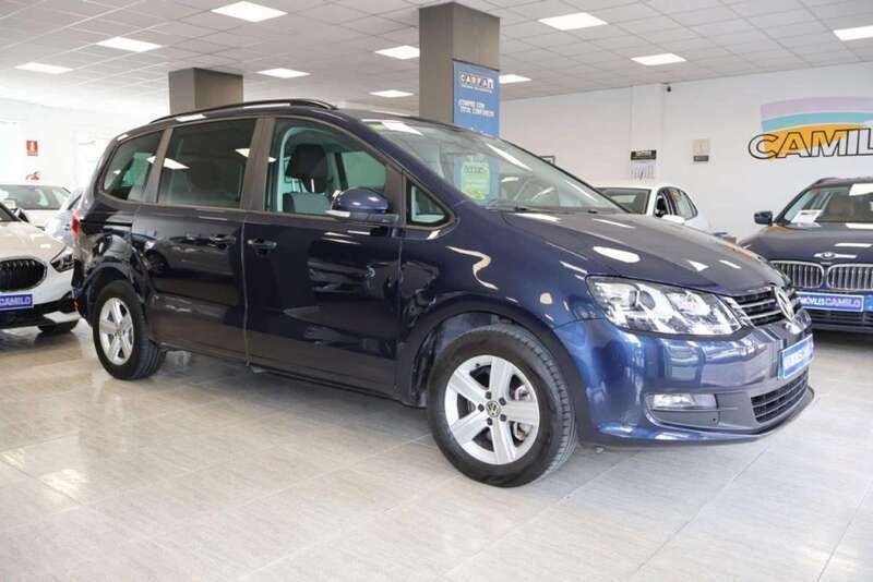 Azul Usado 2015 VW Sharan Advance Monovolumen | 16.000 € (Super precio) - Imagen 1/4