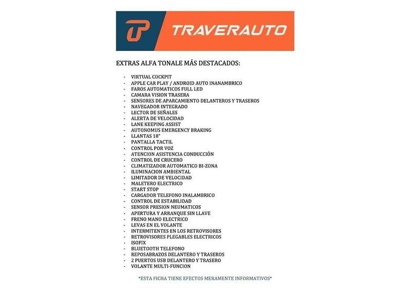 Usado Alfa Romeo Tonale Edizione Speciale 130 CV (95 kW) 2022 Rojo SUV