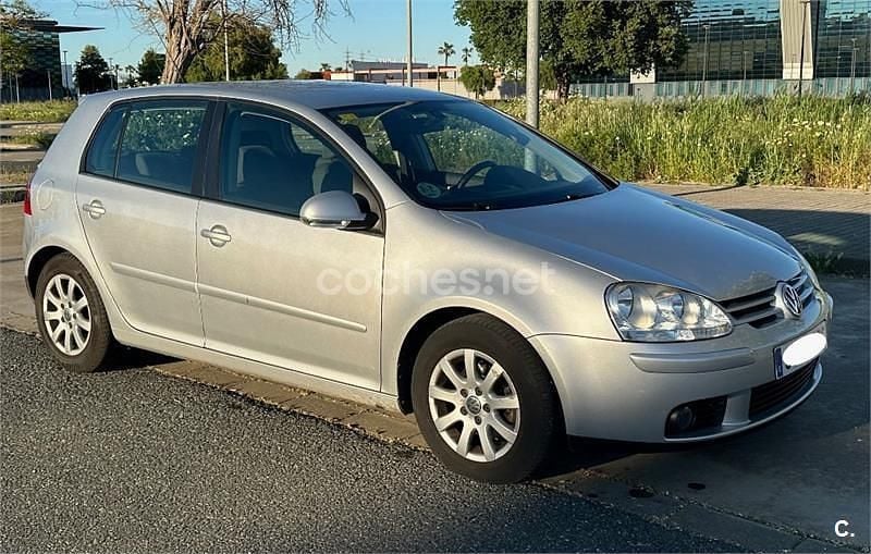 Usado VW Golf V Trendline 102 CV (75 kW) 2007 Gris / plata Berlina