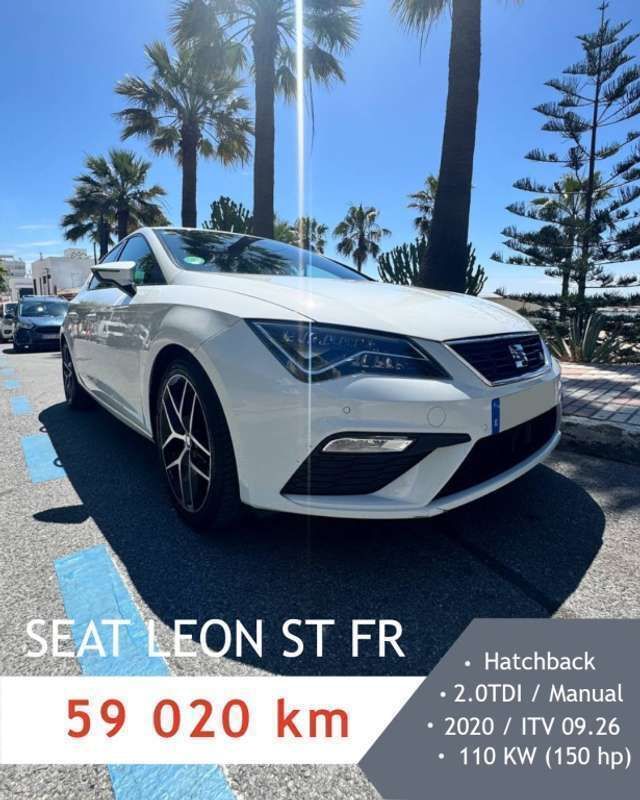 Blanco Usado 2020 Seat Leon ST FR Familiar | 17.000 € (Super precio) - Imagen 1/4