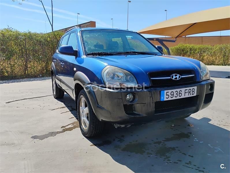 Azul Usado 2007 Hyundai Tucson Comfort SUV | 6000 € (Precio justo) - Imagen 1/4