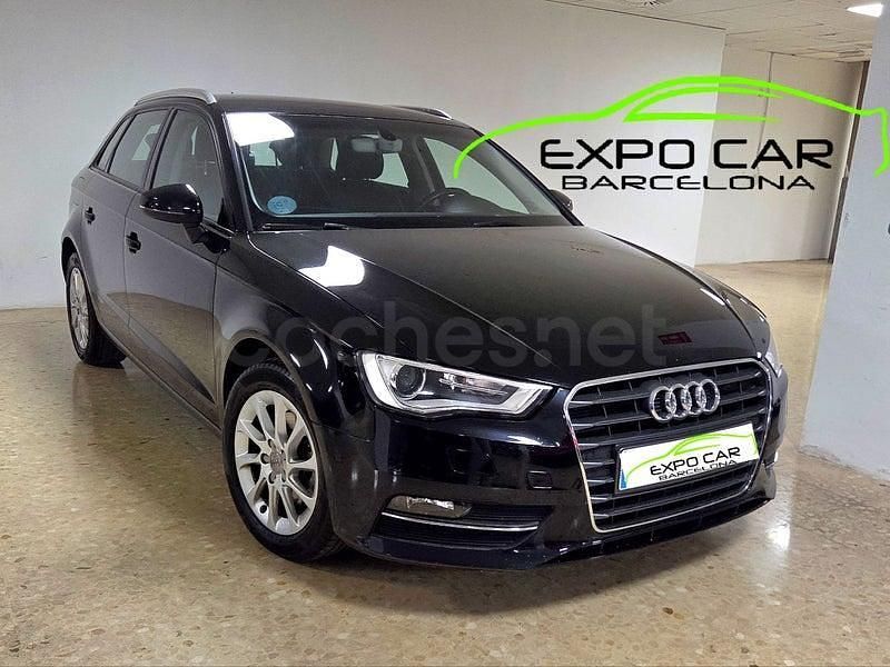 Usado Audi A3 110 CV (80 kW) 2016 Negro Berlina