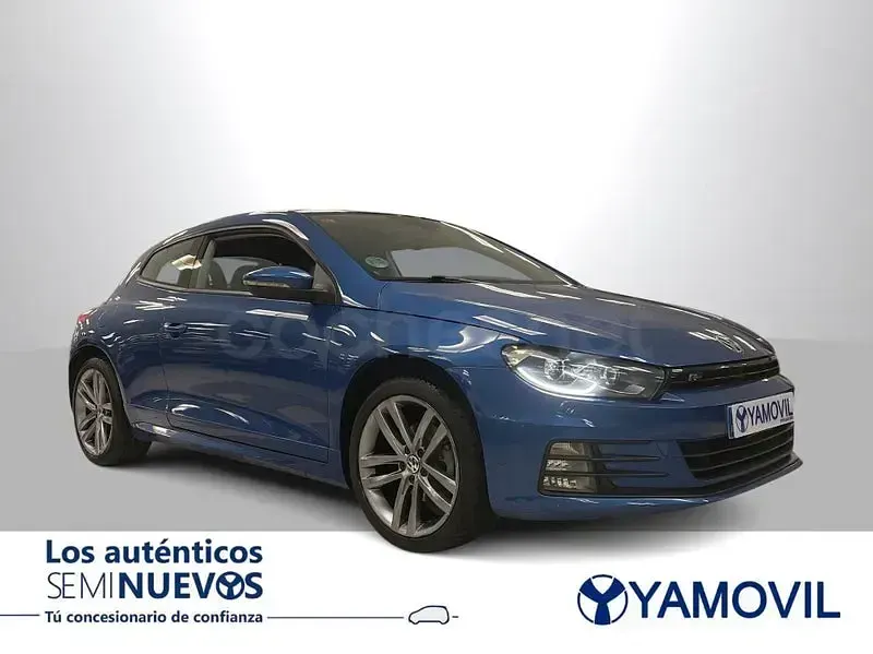 Usado VW Scirocco R-line 125 CV (91 kW) 2016 Azul Coupe